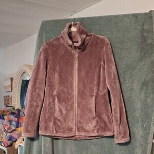 32 Degrees Women's Teddy Jacket in Dusty Rose